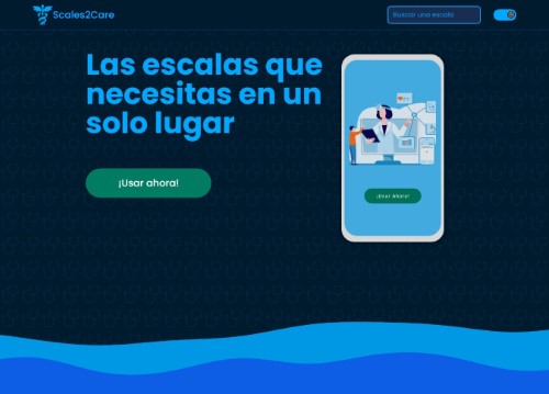 Screenshot of Scales2Care